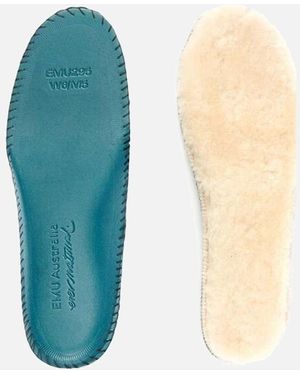 EMU Australia Waterproof Insoles Sheepskin Natural - Blue