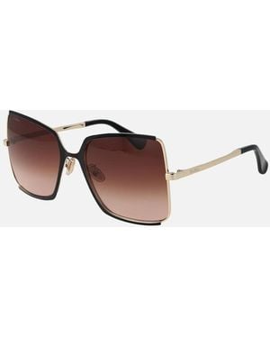 Max Mara Butterfly Full-Rim Gradient Sunglasses - Brown