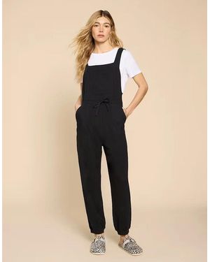 White Stuff Daphne Jersey Dungaree Pure - Natural