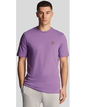 Lyle & Scott Plain T-Shirt - Purple