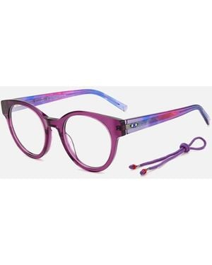 Missoni Acetate Bracelet Watch With Dial Frames - Purple