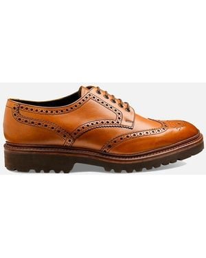 Loake Perseus Hand Painted Brogue Tan - Brown