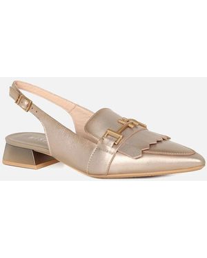 Hispanitas Dali Open Court Shoes - Natural