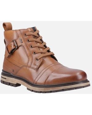 Pod Eros Leather Boots - Brown
