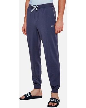 BOSS Boss Mix & Match Jogger Trousers Open - Blue