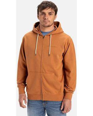 Quiksilver Salt Water Zip Full Zip Hoodie - Orange