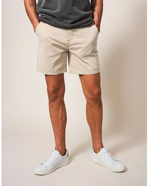White Stuff Sutton Organic Chino Short Light Natural