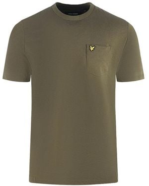 Lyle & Scott Lyle & Scott Relaxed Pocket Trek T-Shirt - Green