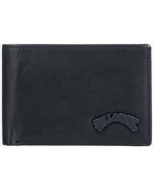 Billabong Arch Leather Tri-Fold Wallet - Blue