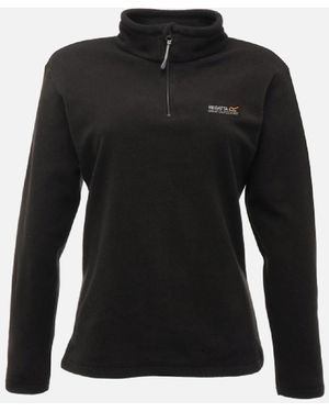 Regatta Great Outdoors /Ladies Sweetheart 1/4 Zip Fleece Top - Black