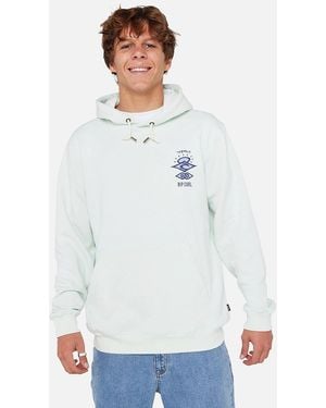 Rip Curl Rip Curl Search Icon Fleece Pullover Hoodie - White