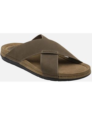 Lotus Salcombe Mule Sandals - Brown