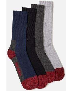 Dickies Crew Socks (Pack Of 4) - Blue
