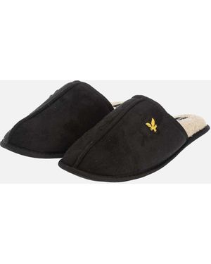 Lyle & Scott Tarquinn Slippers - Black