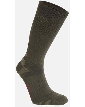 Craghoppers Adult Wool Blend Insect Repellent Advent Socks - Green