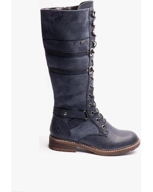 Rieker 94732-14 Knee High Boots - Blue