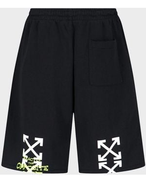Off-White c/o Virgil Abloh Opposite Arrow Skate Sweatshorts - Blue
