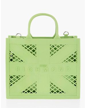 John Richmond Removable Strap Bauletto Tote Bag - Green
