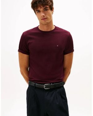 Tommy Hilfiger Essential Seasonal Regular Fit Solid T-Shirt - Red