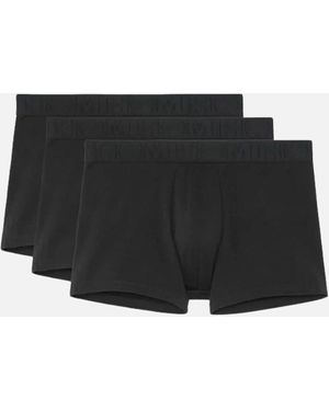 Hom Boxerlines 3-Pack Basic Boxer Briefs - Black