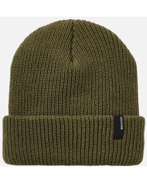 Brixton Heist Rib Knit Beanie - Green