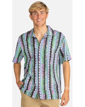 Billabong Sunday Vacay Short Sleeve Shirt - Blue