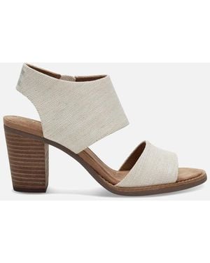 TOMS Majorca Heeled Sandals - White