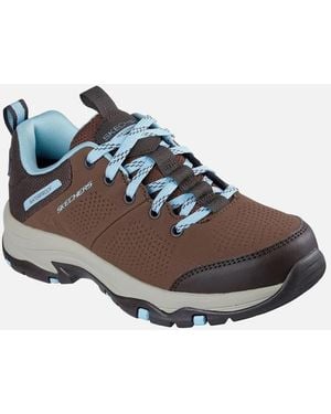 Skechers Trego Trail Destiny Chocolate Hiking Boots - Blue