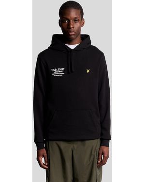 Lyle & Scott Stan Birch Pullover Hoodie - Black