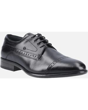 Pod Ralph Leather Oxford Shoes - Black