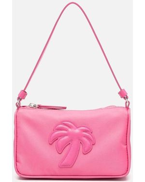 Palm Angels Big Palm Nylon Pouch - Pink