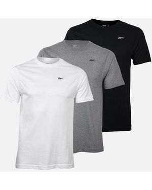 Reebok Santo 3 Pack T-Shirt - Black