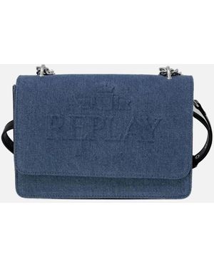 Replay Denim Crossbody Bag Model 2291364 Shoulder Bags - Blue