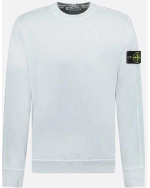 Stone Island Crew Neck Light Sweatshirt Light - White