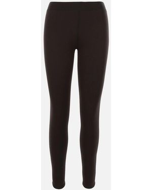 Trespass Ladies Fuzzy Sherpa Leggings - Black