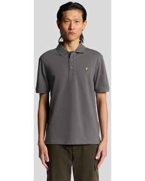 Lyle & Scott Cotton Polo Shirt - Grey