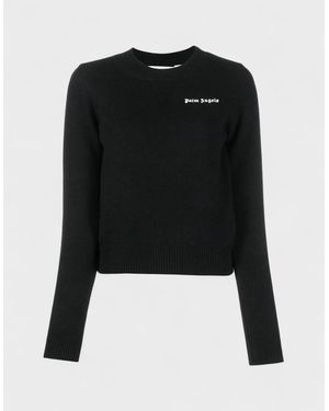 Palm Angels Classic Logo Jumper - Black