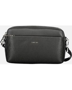 Calvin Klein Sustainable Sophisticated Handbag With Zip Closure - Black
