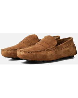 Jack & Jones Jensen Suede Cognac Loafers - Brown
