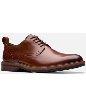 Clarks Aldwin Lace Shoes - Brown