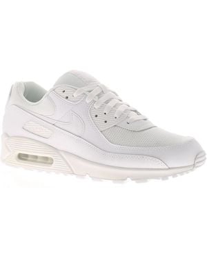 Nike Air Max Nike Trainers Air Max 90 Lace Up Uk Size - White