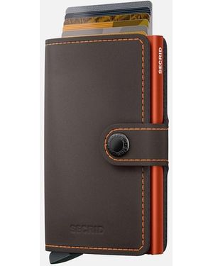 Secrid Mini Wallet Matte Truffle - White