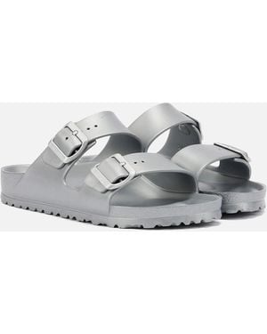 Birkenstock Arizona Eva Metallic Sandals - Grey