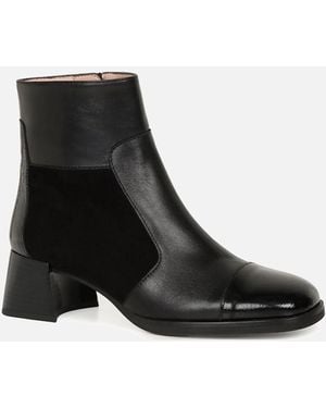 Hispanitas Milan Patch Ankle Boots - Black