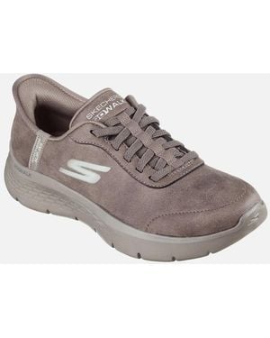 Skechers Go Walk Flex Mali Textile Trainers - Grey