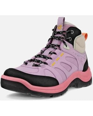 Ecco Offroad Mid-Cut Waterproof Walking Boots - Pink