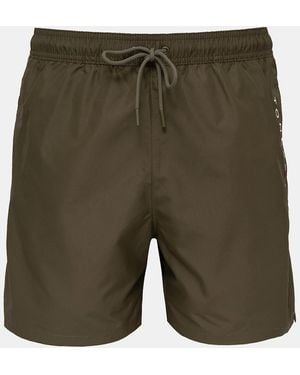 Tommy Hilfiger Medium Drawstring Swim Shorts - Green