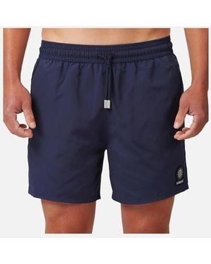 Sandbanks Badge Logo Swimshort - Blue