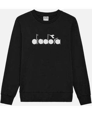 Diadora Sweatshirt Crew Logo - Black