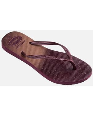 Havaianas Havianas Slim Gloss Flip Flops - Purple